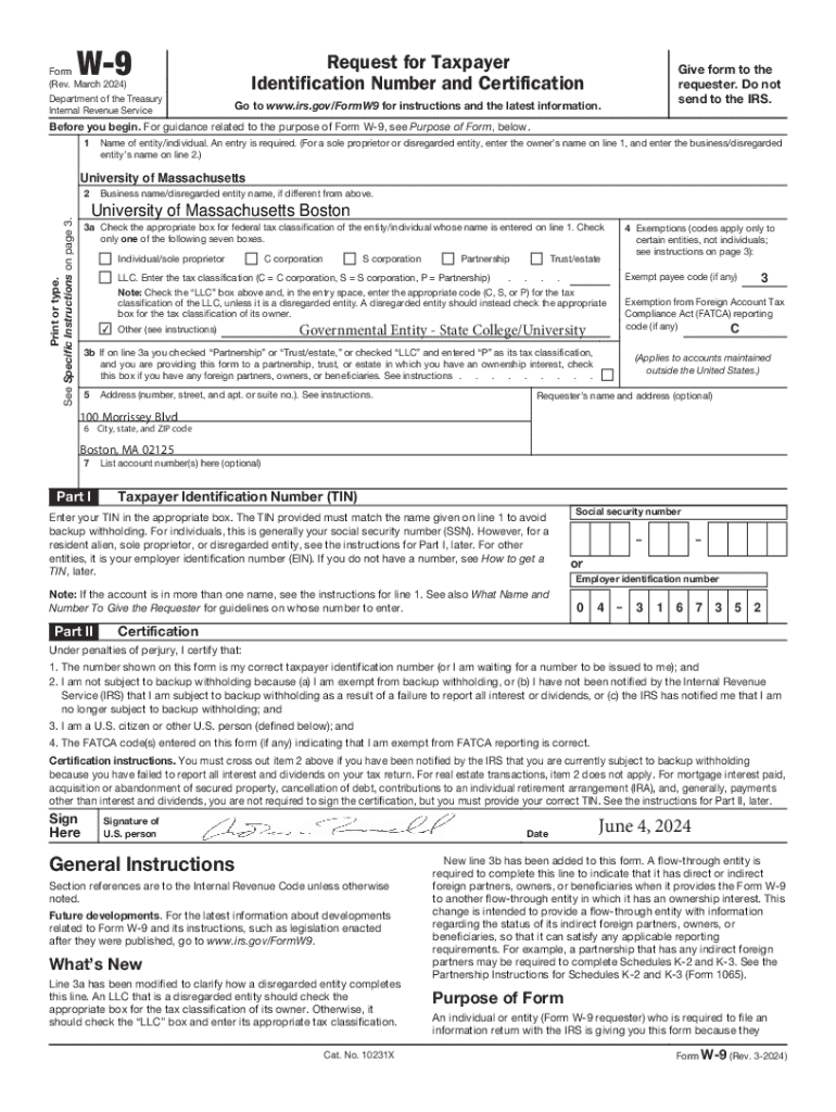 Fillable Online Request for Taxpayer Identification Number and ...