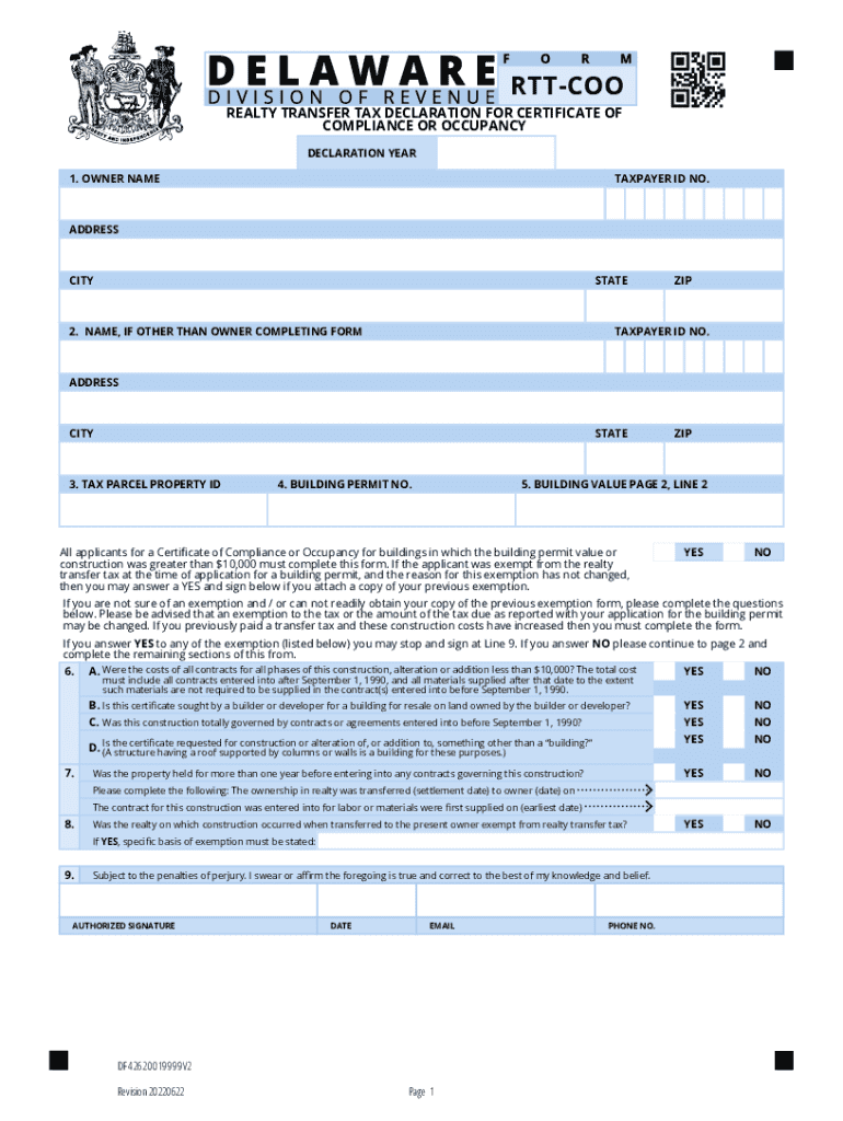 delaware realty transfer Preview on Page 1