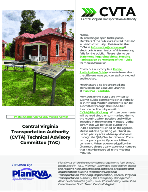 Cvta Tac February 2024 Meeting Agenda