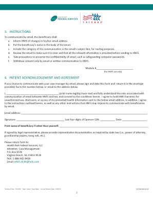 Email Consent Form