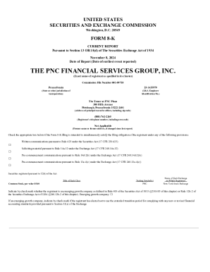 PNC SEC Filings - The PNC Financial Services Group, Inc.