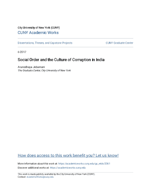 Social Order and the Culture of Corruption in India