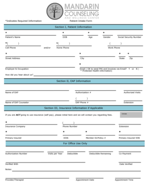 Patient Intake Form