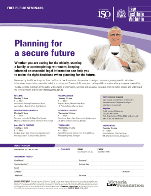 Public Seminar on Elder Law