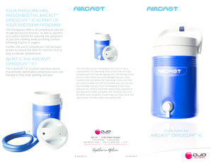 Cryo/Cuff IC Cold Therapy Order Form