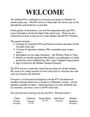 sample welcome speech for parents meeting