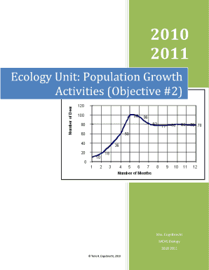 Ecology Unit: Population Growth Activities