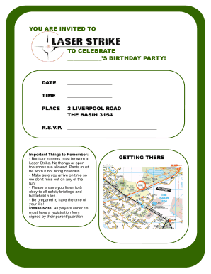 Birthday Party Invitation