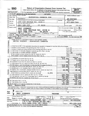 Form 990 2011