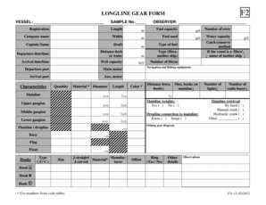 Longline Gear Form F2
