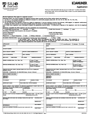 Credit Card Application Form