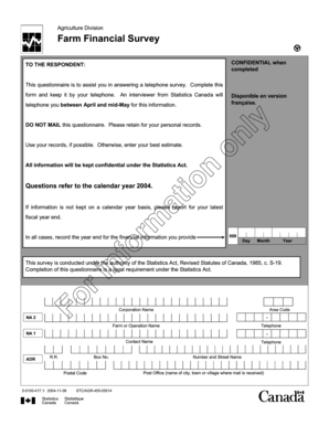 Farm Financial Survey
