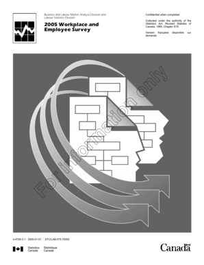 2005 Workplace and Employee Survey