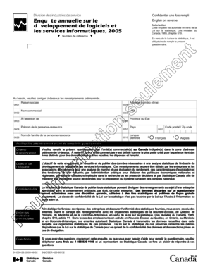 Enquête annuelle sur le développement de logiciels et les services informatiques