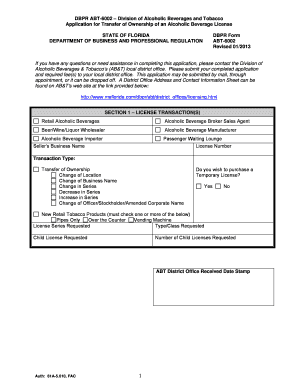 6002 App Pack for Transfer of Ownership.doc - liquorlicenseloans