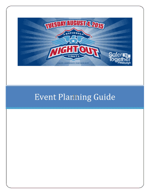 National night out planning guide