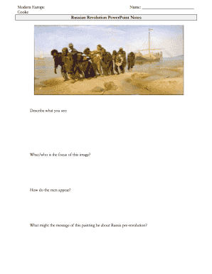 Russian Revolution Study Guide