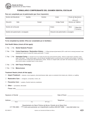 Formulario de Inscripción de Illinois