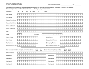 Client Information Form