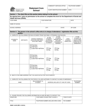 School Attendance Verification Form
