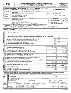 IRS Form 990 2011