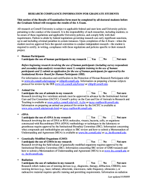 Cornell A Exam Results Form