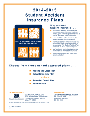 Student Accident Insurance Plan