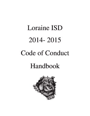 Loraine ISD Student Code of Conduct Acknowledgment Form