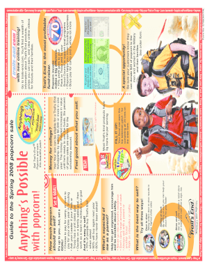 Trail's End Popcorn Sale Guide