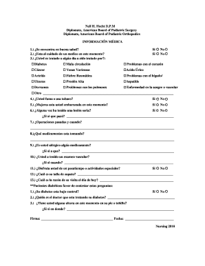Información Médica