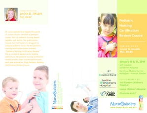 Pediatric Nursing Certification Review Course Registration Form