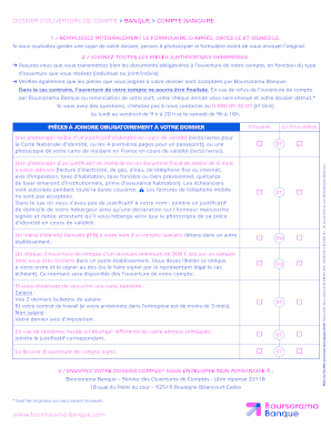 Dossier d’ouverture de compte Boursorama Banque