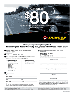 select Dunlop tires
