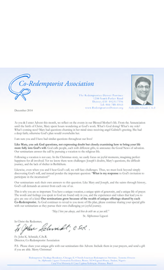Co-Redemptorist Association Donation Form