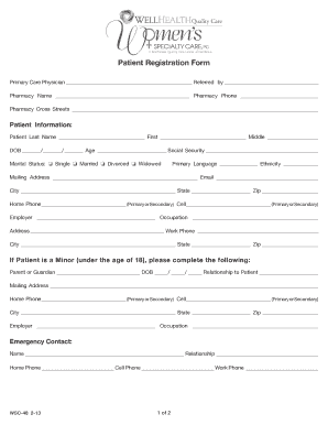 Patient Information Form