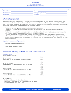 Topiramate Medication Guide