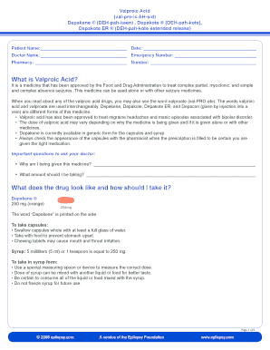 Valproic Acid Medication Guide