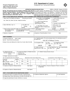 US Apprenticeship Agreement