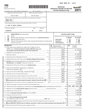 Kentucky Individual Income Tax Return