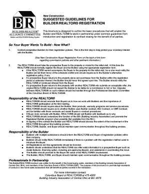 New Construction Buyer Registration Form