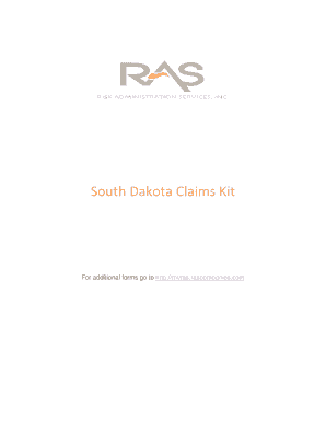 South Dakota Employer’s First Report of Injury