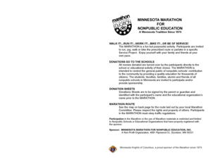 Minnesota Marathon for Nonpublic Education Waiver Form