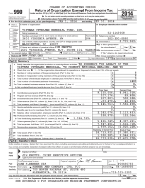 IRS Form 990 2014
