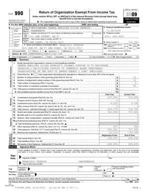 Form 990 Return of Organization Exempt From Income Tax