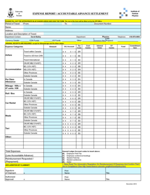 Sample reimbursement form - ipp form