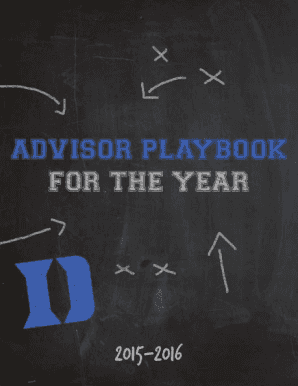 Student organization advisor handbook duke university form