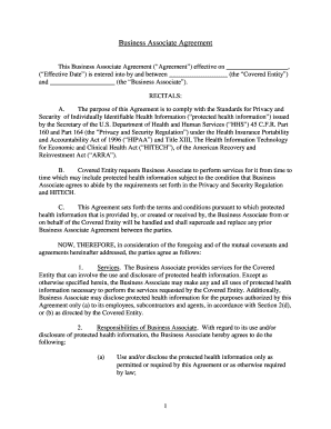 Business Associate Agreement