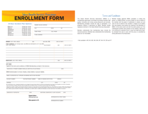 Select Benefit Services Association Enrollment Form