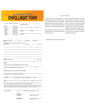 Select Benefit Services Association Enrollment Form