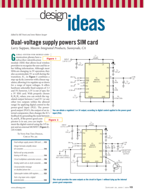 Dual-voltage supply powers SIM card